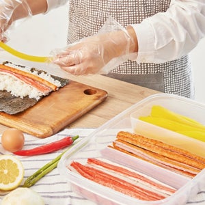 김밥 재료 통 플라스틱 속재료 보관 칸칸이 용기 1set