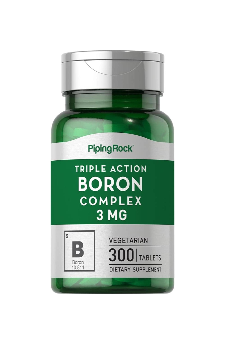 파이핑락 트리플 액션 <b>보론 컴플렉스 3mg</b> 300타블렛 베지테리언