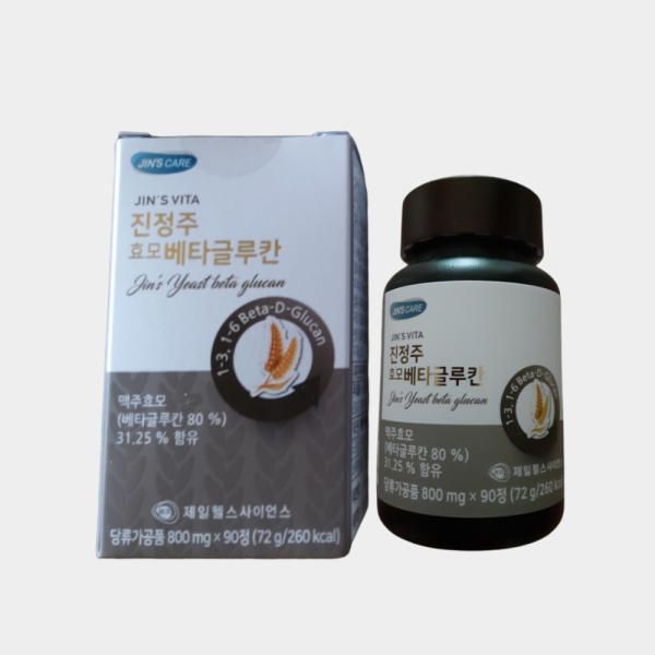진정주 효모베타글루칸 90정 1통 진정주몰 <b>진약사몰</b>