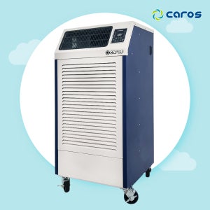 캐로스 현장 공장 더블흡입 CDH-210PB 산업용 이동식 제습기 210L (펌프배수)