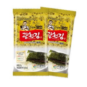 광천김 달인 미니 도시락김 2g x 240봉/조미김
