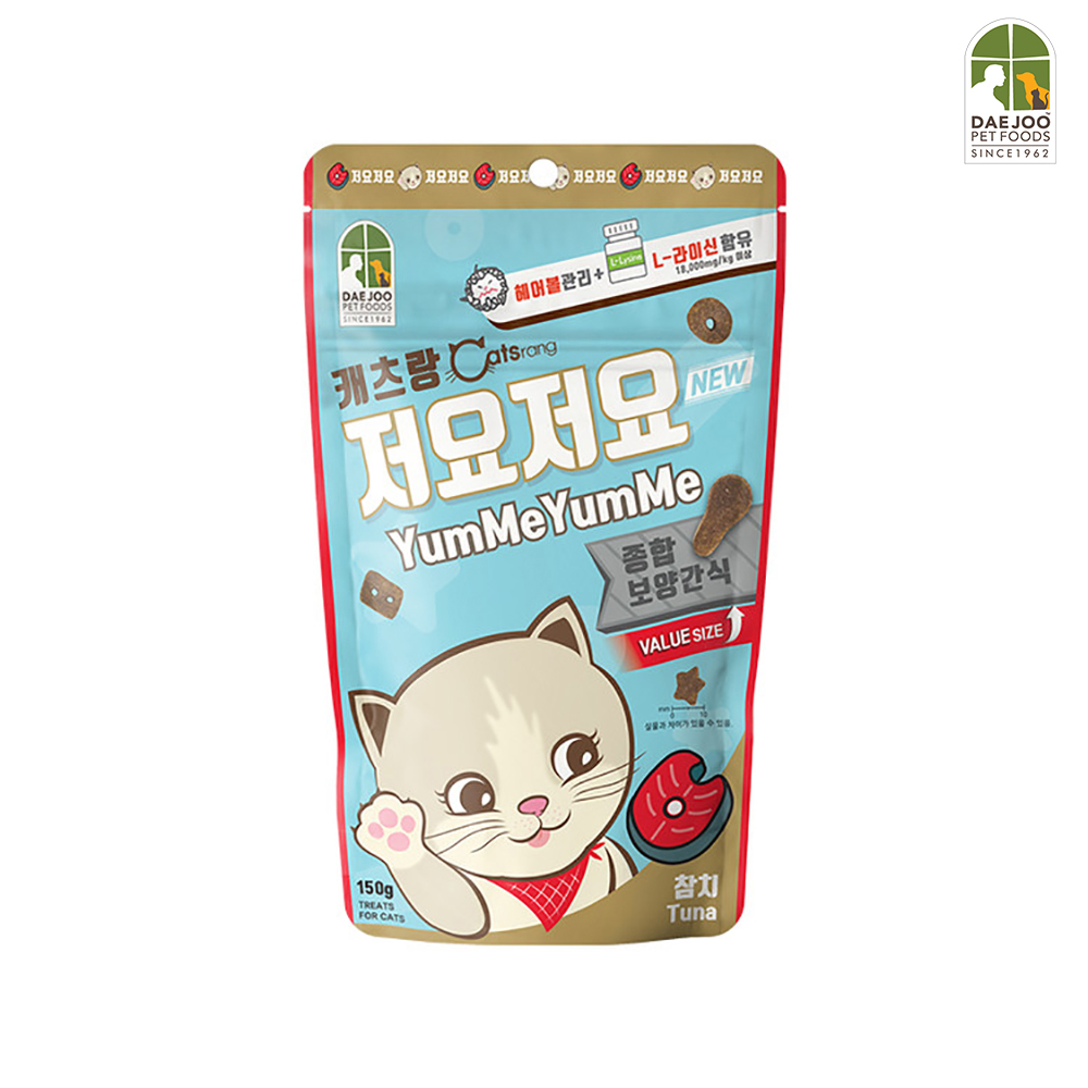 10+1 캐츠랑 저요저요 참치 150g 이빨과자 고양이간식