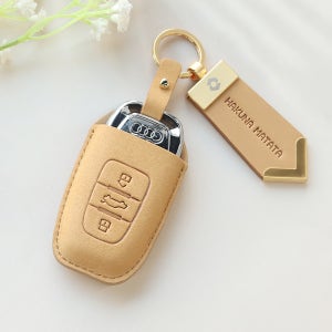 누키노블 아우디 Q2 Q3 Q4 Q5 Q8 차 키케이스 자동차 가죽 키홀더 키링 A-01
