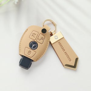 누키노블 벤츠 구형 키케이스 자동차 가죽 키홀더 키링 M-01