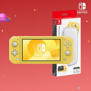 닌텐도 스위치 라이트 옐로우 + 라이트 파우치 정품(필름 포함)