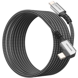 벤션 USB3.2 Gen1 5Gbps VR 헤드셋 90도 C to C타입 케이블 TAZ