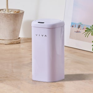 [단독]비바 센서 휴지통 디엣지 20L 종량제 기저귀 냄새차단 자동 센서 휴지통