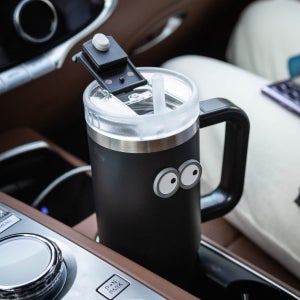 림401 대용량 1리터 차량용 텀블러 입출식 빨대컵 레이저각인 제공