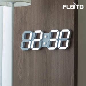 [유선] 38cm 숫자 3D LED 탁상시계 벽시계 LG전구 퓨어