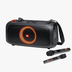 JBL 블루투스스피커 PARTYBOX ON THE GO 마이크2개포함 100W