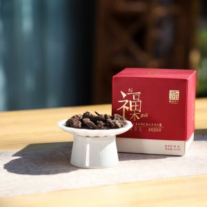 2020년 운남 보이차 복해차창 복과 노차두 100g 숙차 선물세트