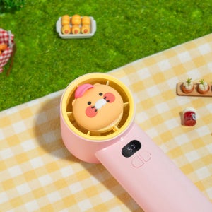 카카오프렌즈 Z터보 볼캡춘식이 핸디 선풍기 (핑크)