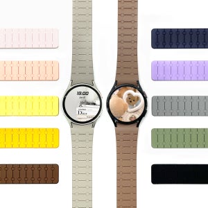 캘릭스 갤럭시워치 7 6 5 4 프로 클래식 호환 실리콘 마그네틱 스트랩 밴드 시계줄