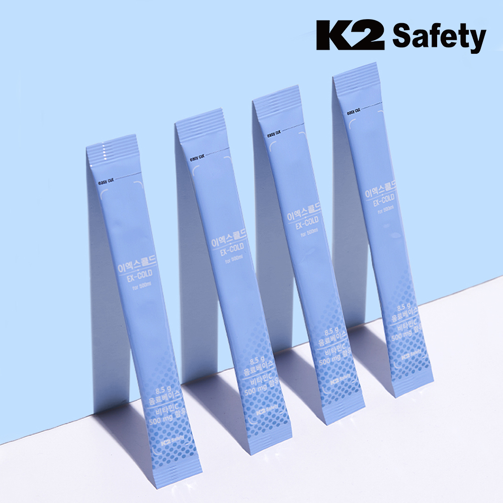 K2 세이프티 이엑스콜드 10포 폭염 식염포도당 영양제 탈수예방 소다맛