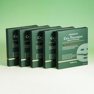 웰더마 시카 리페어 피팅 마스크 팩 20매 (5박스) + 토너 패드 60매