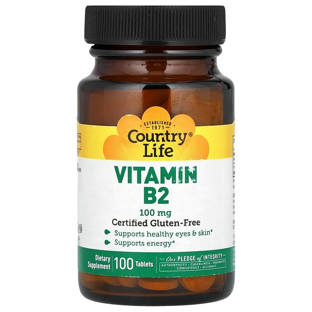 Country Life <b>비타민B2</b> 100mg 100정