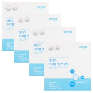 애터미 트리플 업 프로틴 25g x 30포 x 4박스 60일분