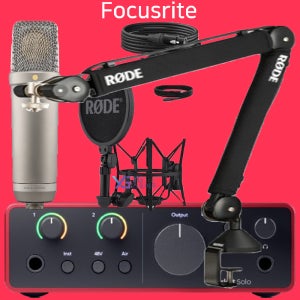 Focusrite Scarlett Solo 4th+NT1 5세대+PSA1 PLUS스탠드 스칼렛 솔로 3세대