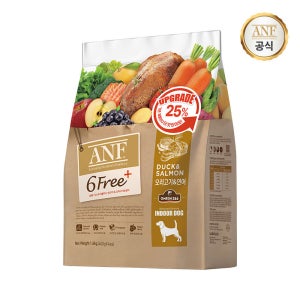 ANF 식스프리플러스 인도어 독 오리고기&연어 1.6kg