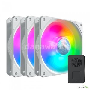 쿨러마스터 SICKLEFLOW 120 ARGB WHITE EDITION 3 in 1