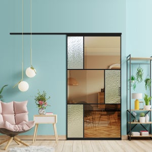 더문도어 도장 원슬라이딩 도어 아파트 주택 현관 초슬림 중문 탁트인 공간감