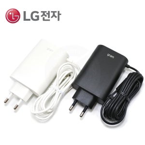 (LG정품) LG Gram 그램 노트북 충전기 어댑터 PD 65W USB C타입 ADT-65FSU-D03-EPK 화이트