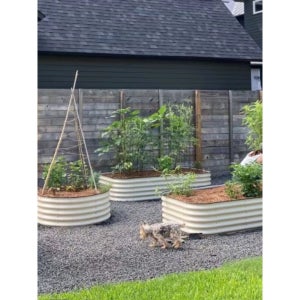 채소밭용 철제 옥상 정원 화단 금속재배상자 화분 초대형