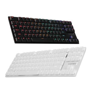 앱코 K640T SLIM 축교환 무빙LED 텐키리스 기계식 (화이트, 적축)