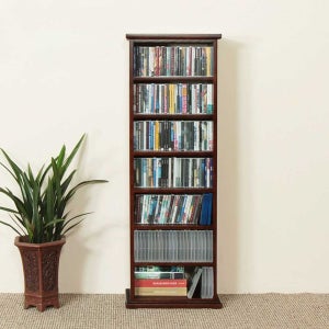 CD수납장 원목 CD 책장 진열대 만화 레코드 장식장