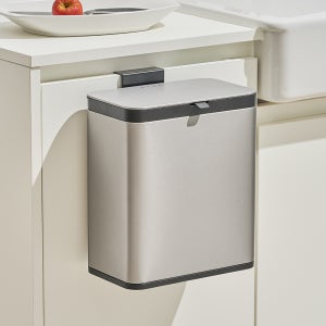 비바 스텐 주방 음식물 휴지통 7L 싱크대 걸이