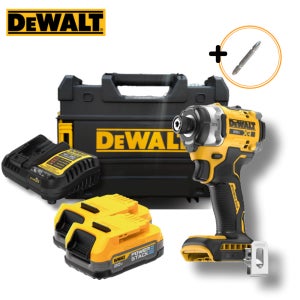 디월트 DCF860E2 20V XR BL 플래그쉽 충전 임팩트 드라이버 1.7Ah 배터리 2개 세트