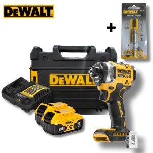 디월트 DCF860P2 20V XR BL 플래그쉽 충전 임팩트 드라이버 5.0Ah 배터리 2개 세트