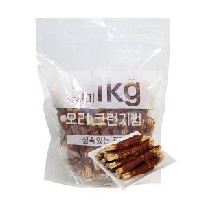 테비 사사미 오리크런치껌, 1kg, 1개