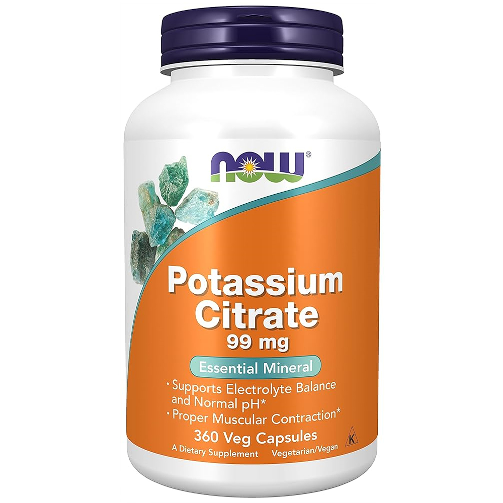 나우푸드 구연산 칼륨 <b>포타슘 시트레이트 99MG</b> 360캡슐