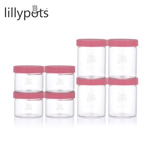 릴리팟 유리 이유식 용기 2종 (160ml 4P+260ml 4P)보관 식기 그릇 준비물