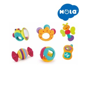 홀라 딸랑이 치발기 락킹 래틀 세트 신생아 감각발달 장난감