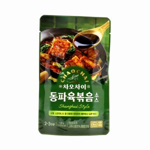 [차오차이] 동파육 볶음소스 100g 간편식 중화요리 중식 돼지고기 요리 캠핑 요리