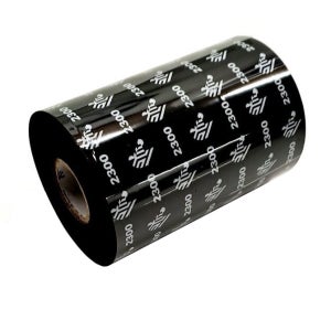 제브라 K2300 왁스리본 80mm X 300m 바코드 라벨 프린터 먹지 ZEBRA K2300 WAX RIBBON
