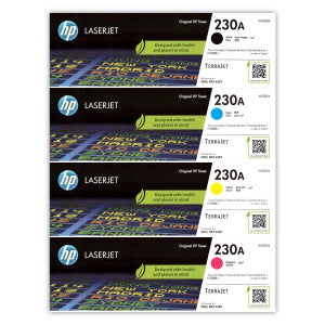 HP 정품 프린트토너 NO.230A W2300A W2301A W2302A W2303A 표준용량 4색세트