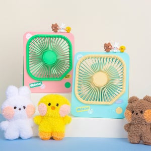 쿨린 라인프렌즈 미니니 무선 미니 탁상용 선풍기 CL-164