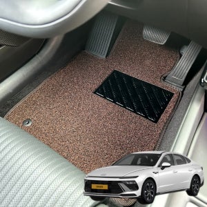 에토스 현대 쏘나타 디엣지 뉴라이즈 LF 중국 택시 전용 론 카매트 코일 브라운 운전석