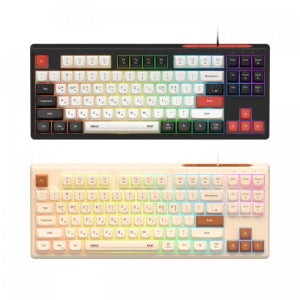 앱코 MK87 저소음 텐키리스 멤브레인 (오트밀)