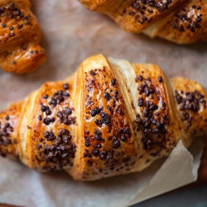 초코 크로아상 냉동생지 95gx22개 와플 크로플 크룽지 크루와상 빵