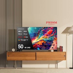 프리즘 127cm (50인치) 에너지효율 1등급 스마트 TV 신혼가전 원룸 오피스텔 가성비 중소기업티비