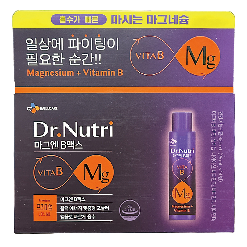 <b>CJ 웰케어</b> 닥터뉴트리 마그엔B맥스 25ml x 14개