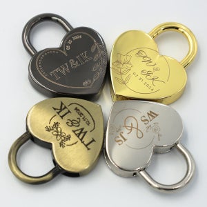남산자물쇠 이니셜 기념일 각인 자물쇠 커스텀 제작