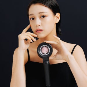 워터웰 에코젠 샤워기헤드 블랙 비타민C 필터 수압상승 고압 아기 욕실