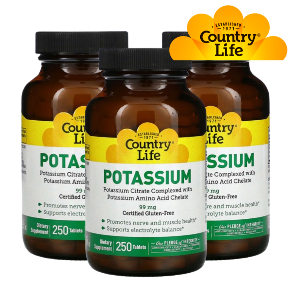 2+1 <b>컨트리라이프</b> 구연산 <b>칼륨</b> 99mg 250캡슐 포타슘 시트레이트 아미노산 킬레이트