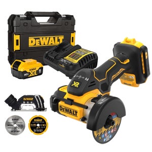 디월트 DCS438P1 충전 76mm 그라인더 20V 전동공구 배터리(5.0)1개 세트