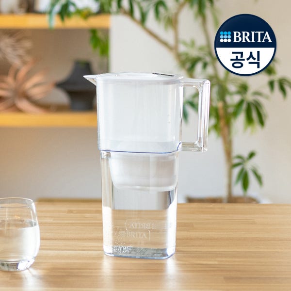 브리타 정수기 리켈리 2.2L 화이트+기본필터 1입